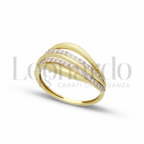 Anelli Anello da Donna in Oro 18 Carati Misura anello: 10 Finitura o soggetti: Lucida 2,2g