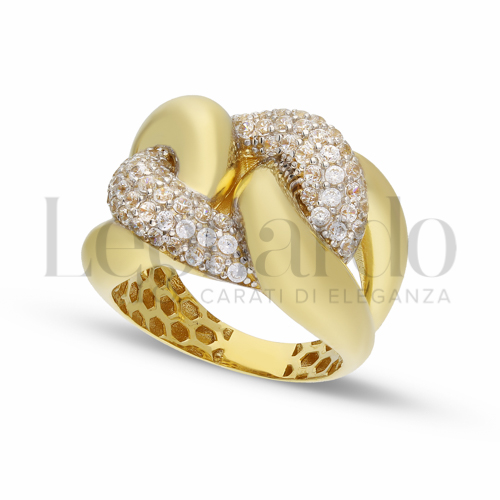 Anelli Anello Grumetta da Donna in Oro 18 Carati Misura anello: 22 Finitura o soggetti: Lucida 6,2g