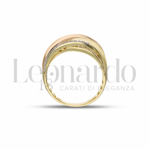 Anelli Anello in 3D da Donna Oro 18 Carati Misura anello: 12 5,5g