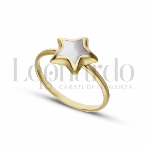 con Madreperla in Oro Giallo da 1,8gr.
