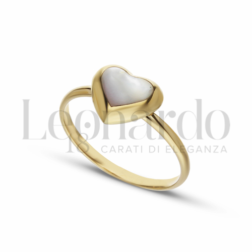 con Madreperla in Oro Giallo da 1,8gr.