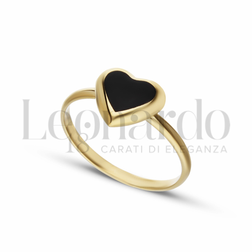 con Onice in Oro Giallo da 1,9gr.
