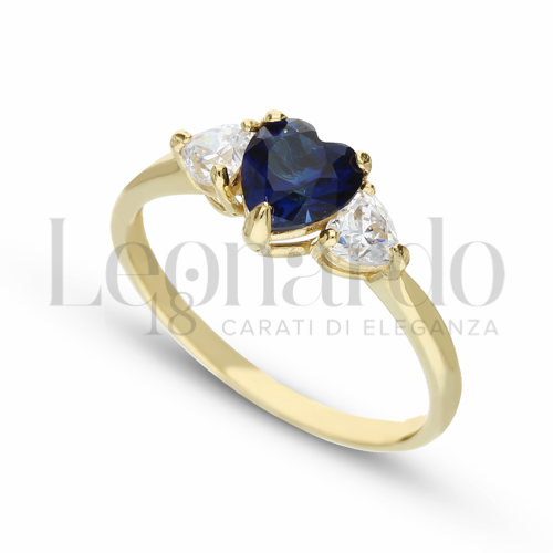 Anelli Anello Love da Donna in Oro 18 Carati Misura anello: 20 Finitura o soggetti: Cuore 2,5g