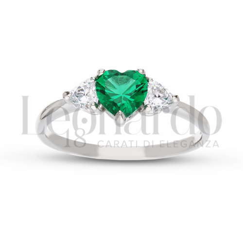 Anelli Anello Love da Donna in Oro 18 Carati Misura anello: 11 Finitura o soggetti: Cuore 2,4g