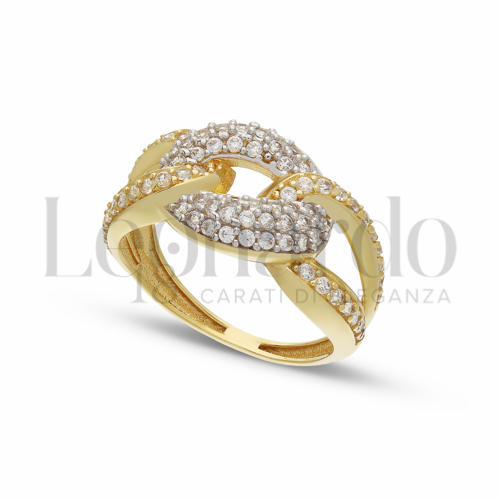 Anelli Anello Grumetta da Donna in Oro 18 Carati Misura anello: 20 Finitura o soggetti: Lucida 3,5g