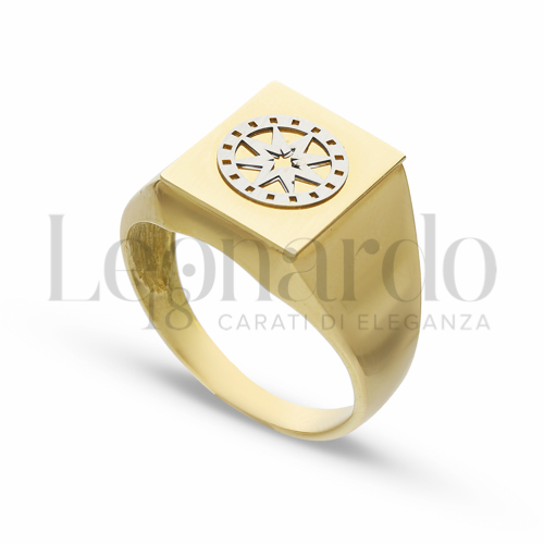Modello Rettangolo in Oro Giallo e Oro Bianco da 6,7gr.