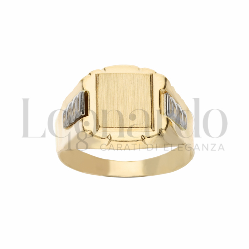 Modello Stampato in Oro Giallo e Oro Bianco da 3,8gr.