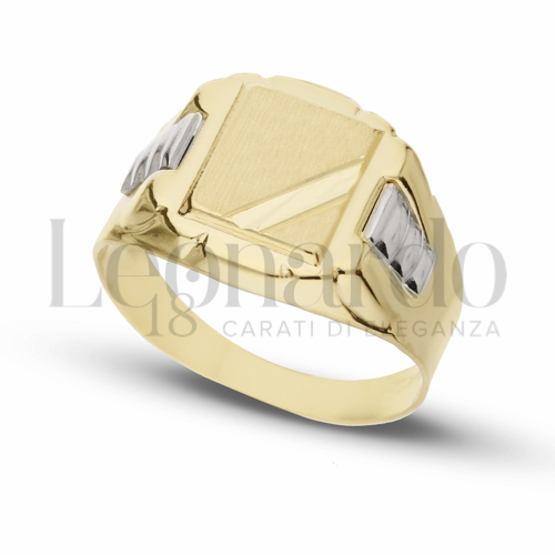 Modello Stampato in Oro Giallo e Oro Bianco da 3,8gr.