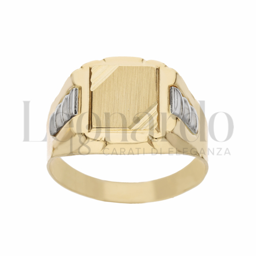 Modello Stampato in Oro Giallo e Oro Bianco da 3,7gr.
