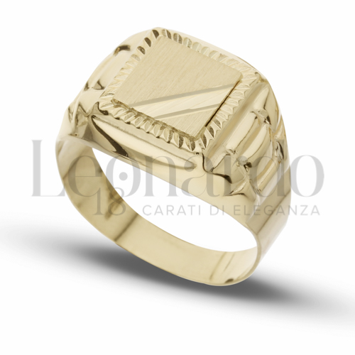 Modello Scatolato in Oro Giallo da 6,4gr.
