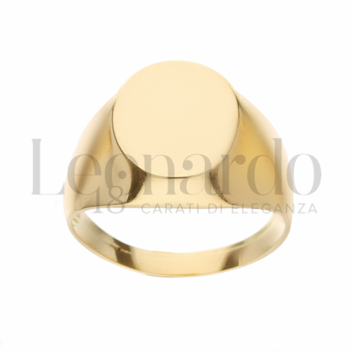 Modello Ovale in Oro Giallo da 7,2gr.