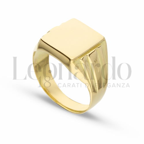 Modello Rettangolo in Oro Giallo da 9,2gr.