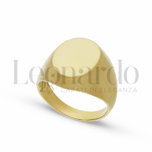 Anelli Anello a scudo da Uomo in Oro 18 Carati Modello: Ovale Finitura o misura: Lucida Misura anello: 29 8g