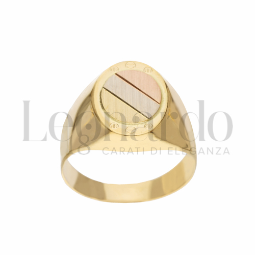 Modello Scatolato in Oro Giallo, Oro Bianco e Oro Rosa da 5,6gr.