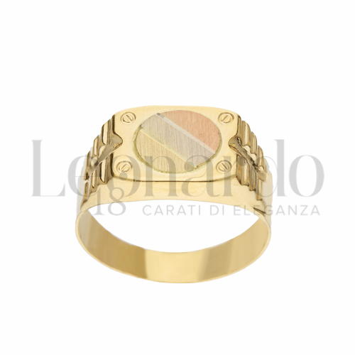 Modello Stampato in Oro Giallo, Oro Bianco e Oro Rosa da 4,2gr.