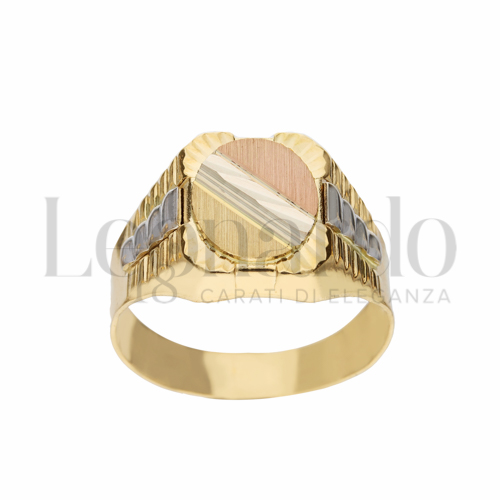 Modello Stampato in Oro Giallo, Oro Bianco e Oro Rosa da 5gr.