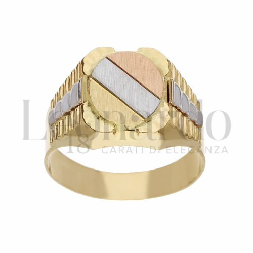 Modello Stampato in Oro Giallo, Oro Bianco e Oro Rosa da 4,8gr.