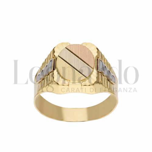 Modello Stampato in Oro Giallo, Oro Bianco e Oro Rosa da 4,9gr.