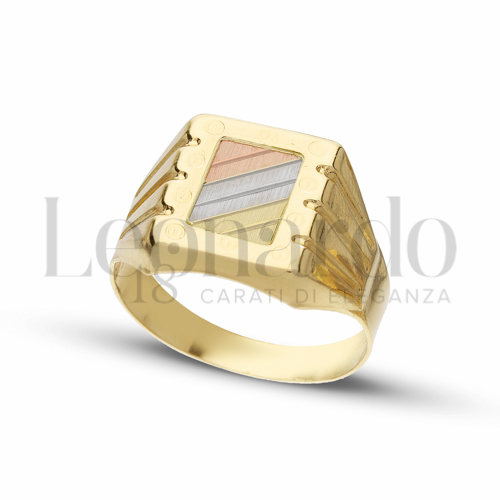 Modello Stampato in Oro Giallo, Oro Bianco e Oro Rosa da 5gr.