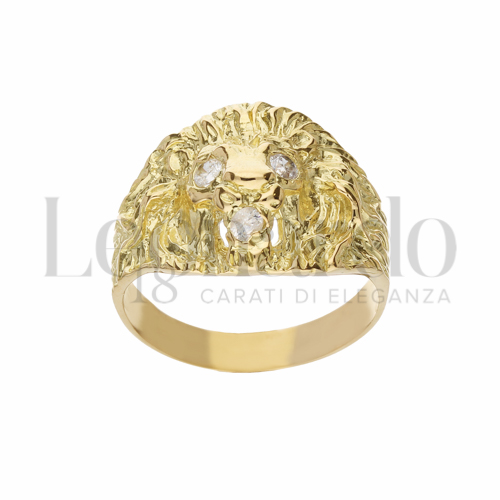 con Zircone bianco in Oro Giallo da 9,9gr.