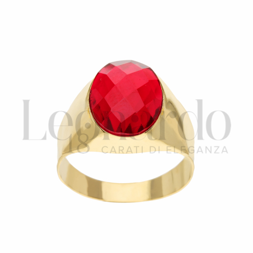 Anelli Anello a scudo Ovale da Uomo in Oro 18 Carati Modello: Scatolato Finitura o misura: 2° misura anello: 22 6,7g