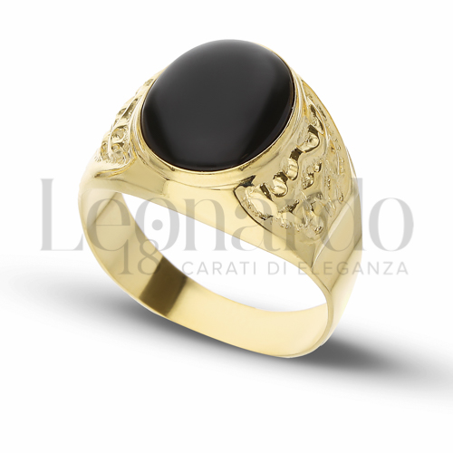 Anelli Anello a scudo ovale da Uomo in Oro 18 Carati Modello: Scatolato Finitura o misura: Lucida Misura anello: 24 6,5g