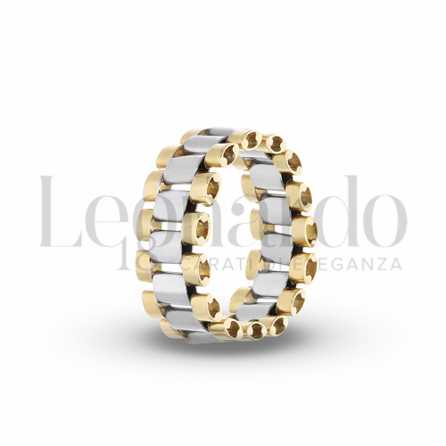 15 in Oro Bianco e Oro Giallo da 4,9gr.