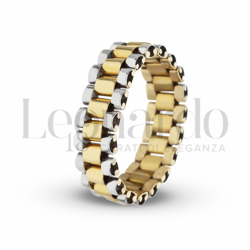 Orecchini A Cerchio In Oro Giallo 18 Carati: Modello Greca Larghezza 6mm, Diametro 3,5cm, Chiusura A Click, Design Italiano - 2