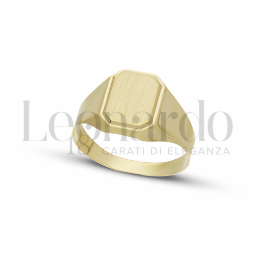 Anelli Anello da mignolo in Oro 18 Carati Forma: Ottagono Misura o modello: Stampato e satinato Misura: N&deg; 22 1,8g