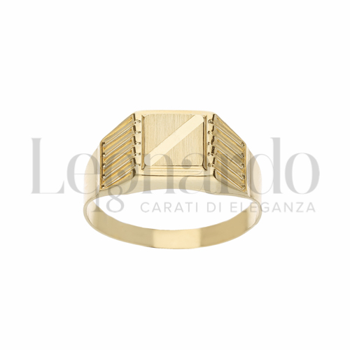 Scatolato con 1 striscia diamantata in Oro Giallo da 2,6gr.