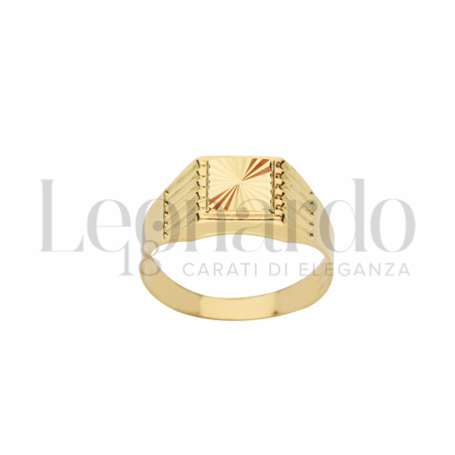 Scatolato e Diamantato in Oro Giallo da 1,7gr.