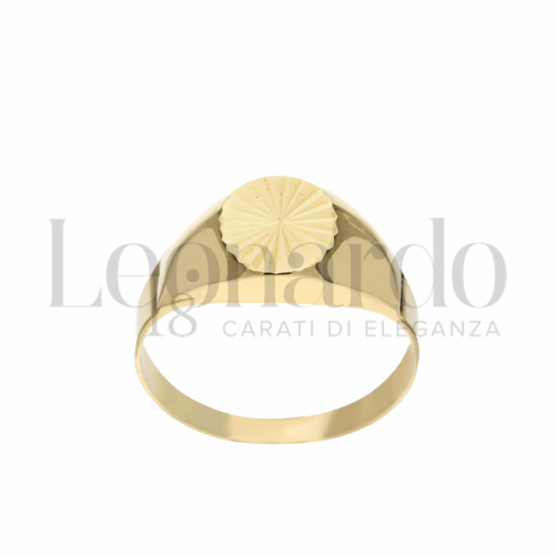 Scatolato e Diamantato in Oro Giallo da 2,5gr.