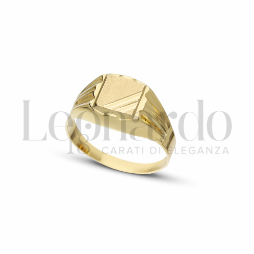 Scatolato Con 2 strisce diamantate in Oro Giallo da 3,3gr.