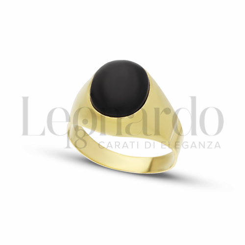 Anelli Anello Da Mignolo in Oro 18 Carati Forma: Ovale Misura o modello: 1&deg; Misura: N&deg; 14 4,2g