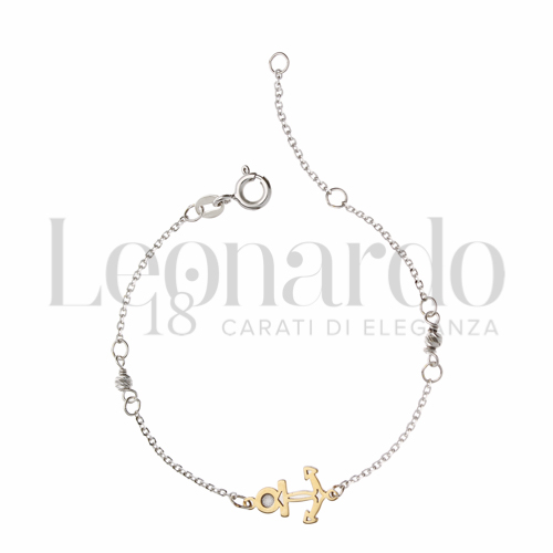 Finitura o soggetti Ancora in Oro Bianco e Oro Giallo da 1gr.