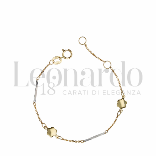 Finitura o soggetti Fiore in Oro Giallo e Oro Bianco da 1gr.
