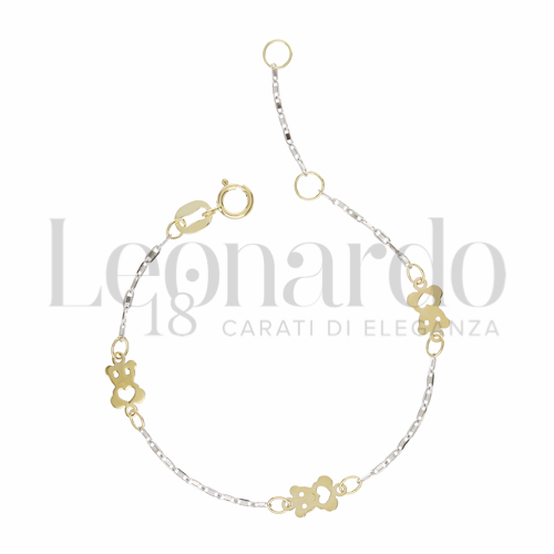 Finitura o soggetti Orsetto in Oro Giallo e Oro Bianco da 0,9gr.