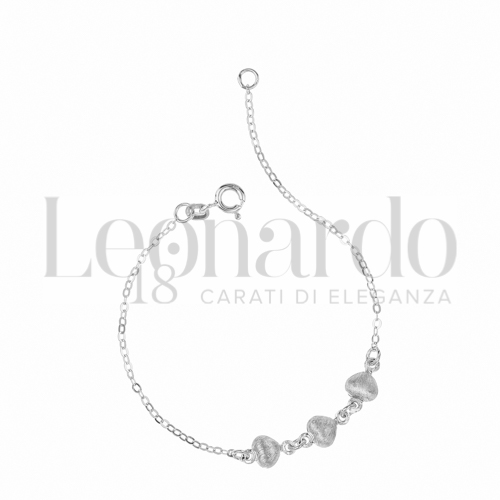 Finitura o soggetti Cuore in Oro Bianco da 1,2gr.