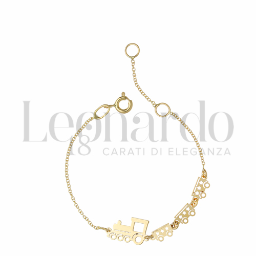 Finitura o soggetti Trenino in Oro Giallo da 1,3gr.