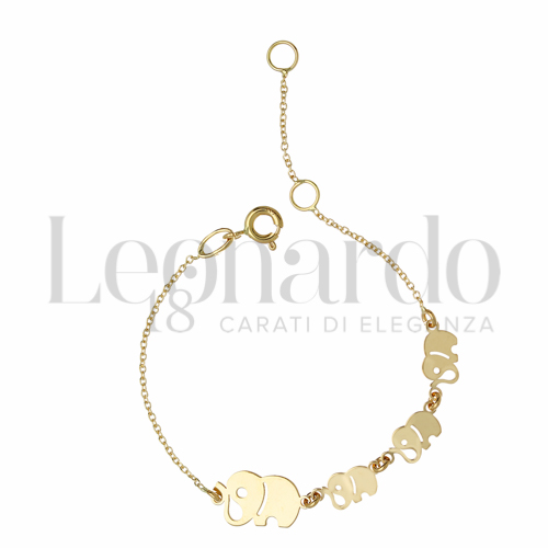 Finitura o soggetti Elefante in Oro Giallo da 1,3gr.