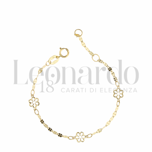 Finitura o soggetti Fiore in Oro Giallo da 0,6gr.
