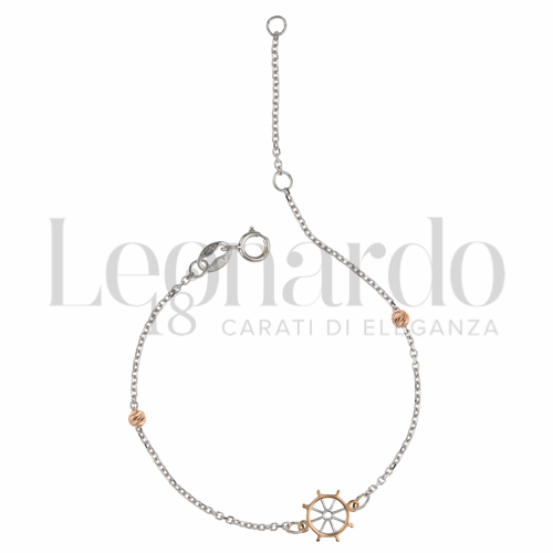 Finitura o soggetti Timone a 6 punte in Oro Rosa e Oro Bianco da 1gr.