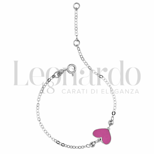 Finitura o soggetti Cuore in Oro Bianco da 1,2gr.