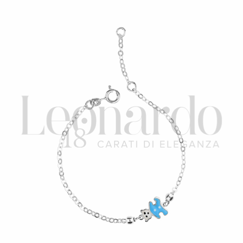 Finitura o soggetti Orsetto in Oro Bianco da 1,2gr.