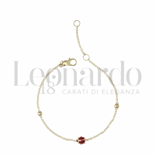 Finitura o soggetti Coccinella in Oro Giallo da 1,3gr.