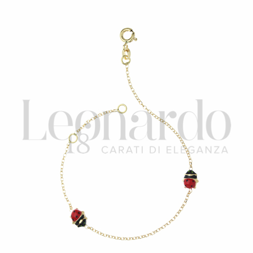 Finitura o soggetti Coccinella in Oro Giallo da 1,3gr.