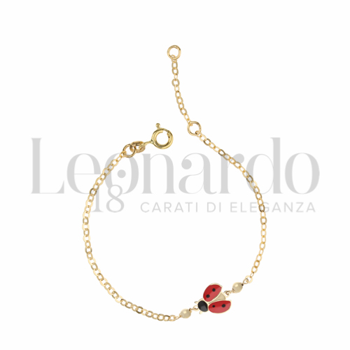 Finitura o soggetti Coccinella in volo in Oro Giallo da 1,3gr.