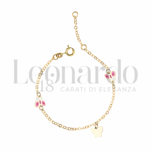 Finitura o soggetti Farfalla in Oro Giallo da 1,4gr.