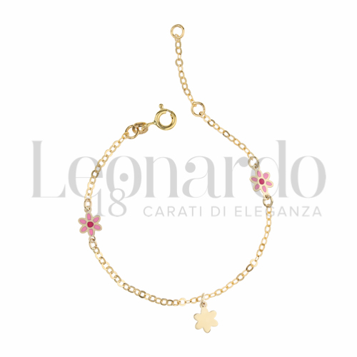 Finitura o soggetti Fiore in Oro Giallo da 1,4gr.