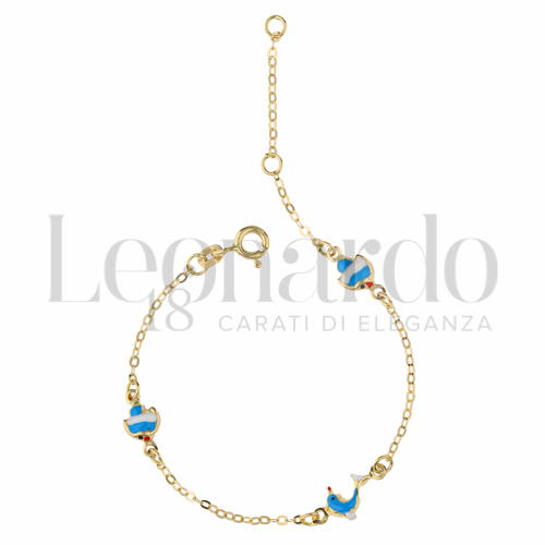 Finitura o soggetti Smaltato in Oro Giallo da 1,3gr.